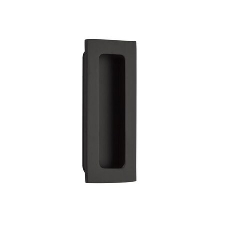 Patioplus 4 in. Modern Rectangular Flush Pull, Flat Black PA2667418